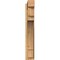 Ekena Millwork Merced Block Rough Sawn Outlooker, Western Red Cedar, 6"W x 26"D x 38"H OUT06X26X38MRC05RWR - alternate 2